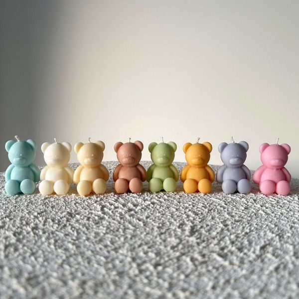 Mini Bear Candles
