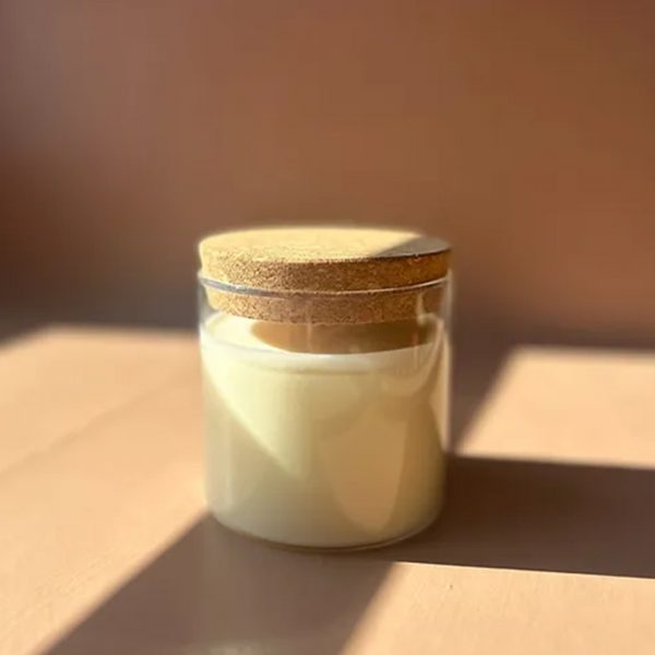 Lid jar candle