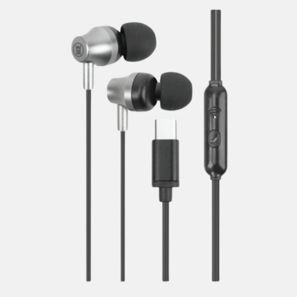 West Point Ultimate Stereo Type C Earphones, Black, WP-412