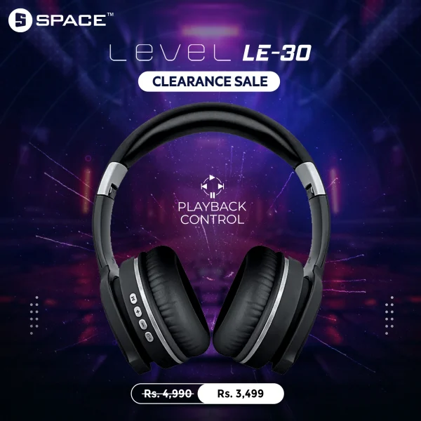 Level On-Ear Wireless RGB Headphones