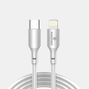 West Point 2.4A Lightening Fast Charging Cable, 1.0m Length, White, WP-312