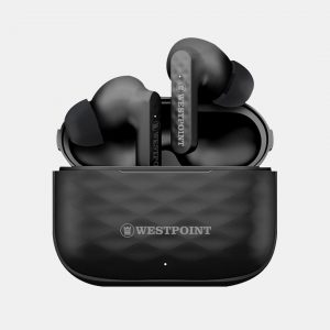 West Point Sound Stream Wireless ANC Earbuds, Black, WP-105