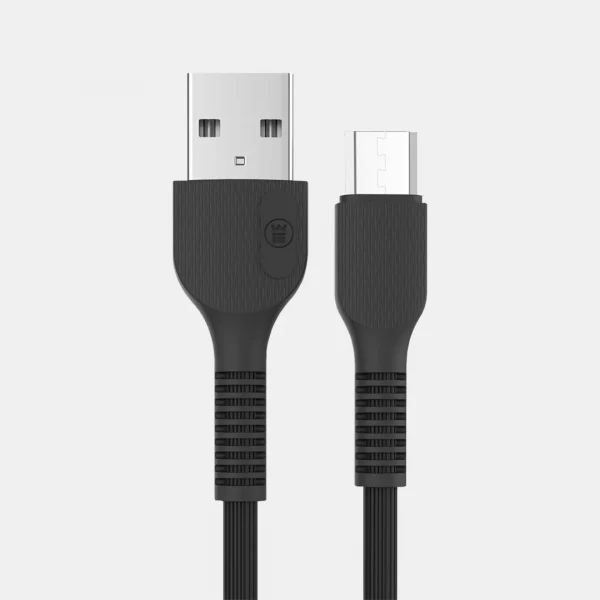 West Point 2.4A Micro Fast Charging Cable, Black, WP-302